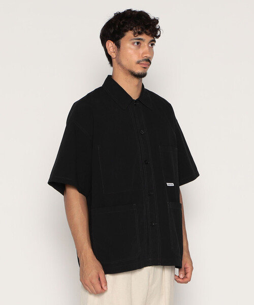 Danton（ダントン） 半袖シャツ 40 ブラック メンズ : ZOZOTOWN Yahoo