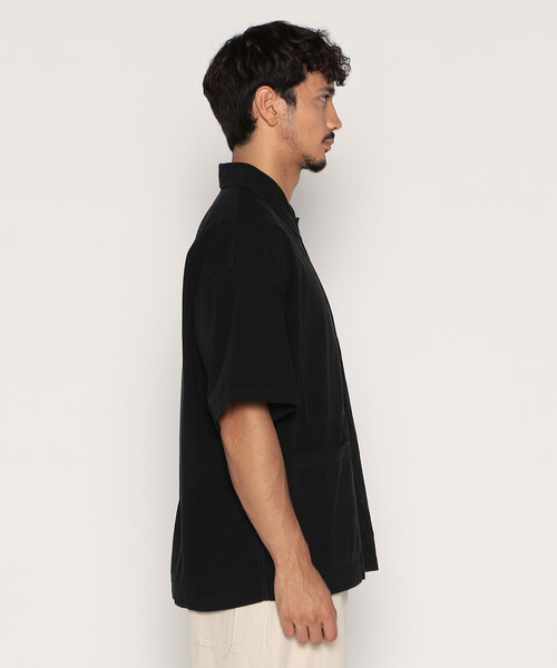 Danton（ダントン） 半袖シャツ 40 ブラック メンズ : ZOZOTOWN Yahoo