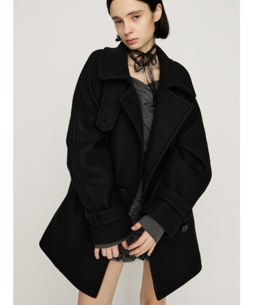 SLY（スライ） ステンカラーコート コート STAND NECK MIDI COAT