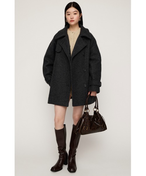 SLY（スライ） ステンカラーコート コート STAND NECK MIDI COAT