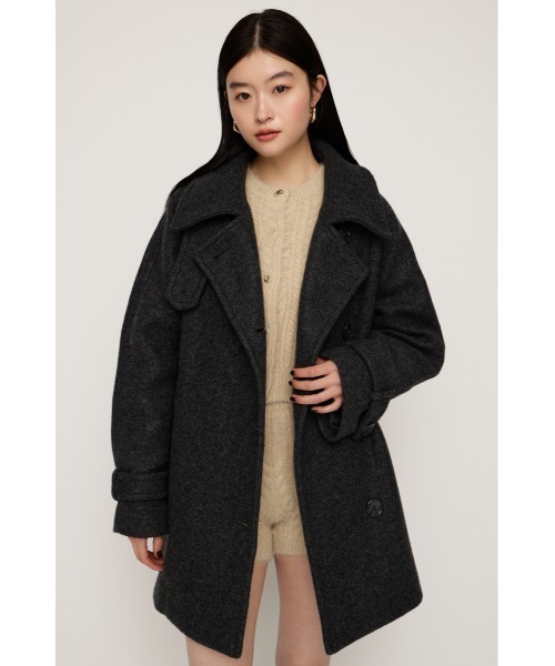 SLY（スライ） ステンカラーコート コート STAND NECK MIDI COAT