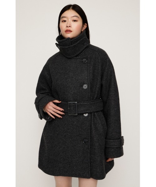 SLY（スライ） ステンカラーコート コート STAND NECK MIDI COAT