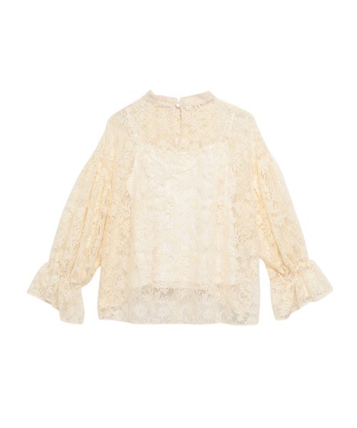 「EIMY ISTOIRE」 長袖ブラウス FREE ピンクベージュ レディース_画像7