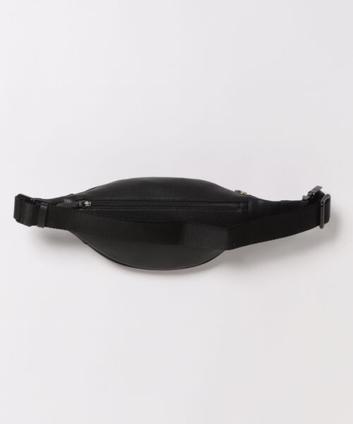 COLE HAAN ブラックレザー ボディバッグ COLE HAAN（コールハーン） ウエストポーチ ウエストバッグ マッケンナ