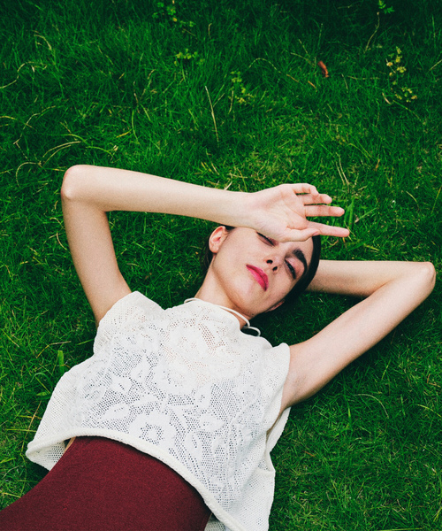 「Bshop」 「a menda」ニットベスト ONE ピンク レディース_画像8