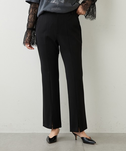 Whim Gazette（ウィム ガゼット） スラックス 36 ブラック レディース