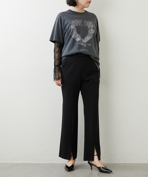 Whim Gazette（ウィム ガゼット） スラックス 36 ブラック レディース