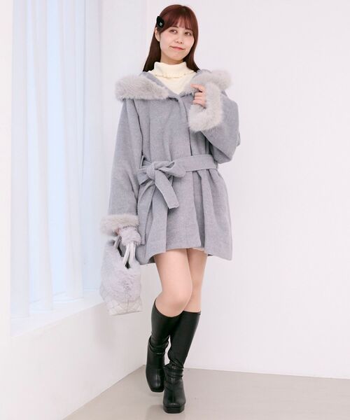 MAJESTIC LEGON（マジェスティックレゴン） コート アウター フード付