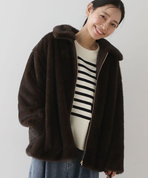 Green Parks（グリーンパークス） ブルゾン アウター ミンクライク