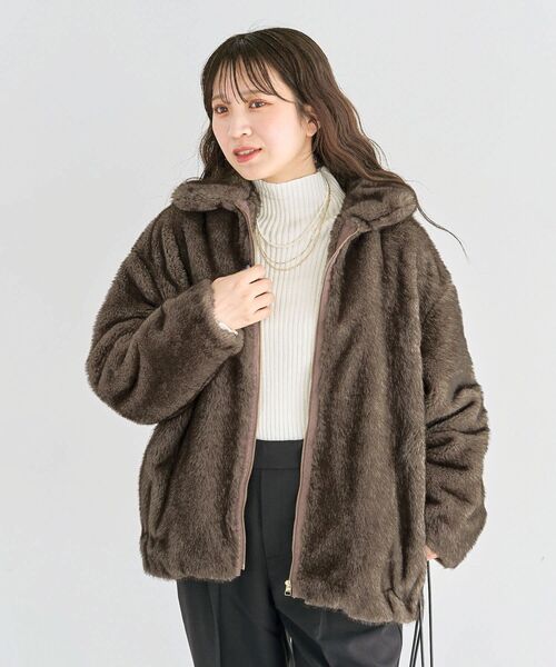 Green Parks（グリーンパークス） ブルゾン アウター ミンクライク