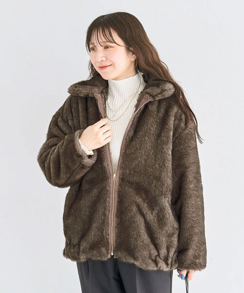 Green Parks（グリーンパークス） ブルゾン アウター ミンクライク