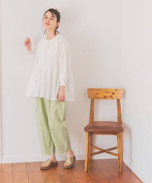 studio CLIP（スタディオクリップ） イージーパンツ FREE イエロー