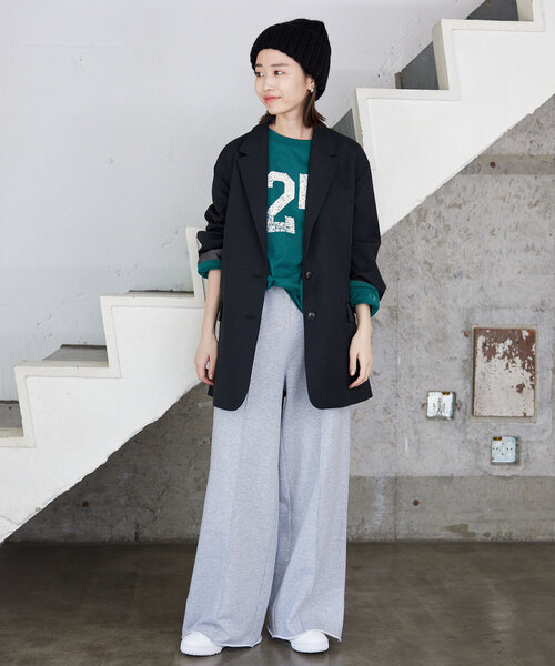 SLOBE IENA（スローブイエナ） テーラードジャケット FREE グレー