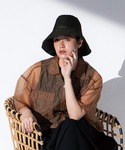 帽子 ハット UVカット接触冷感クロッシェハッ...の詳細画像1