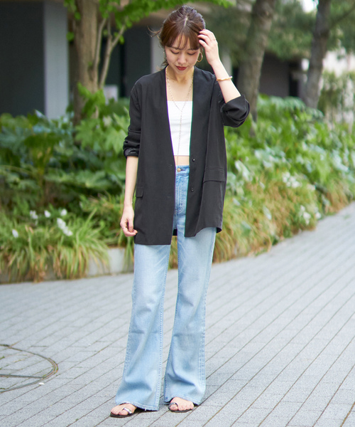 plage（プラージュ） ノーカラージャケット 36 イエロー レディース