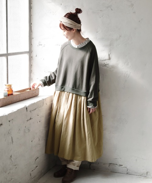 「soulberry」 ドッキングワンピース M グレー系その他 レディース_画像3