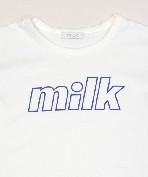 MILK（ミルク） tシャツ Retro LOGO Tシャツ レディース : ZOZOTOWN