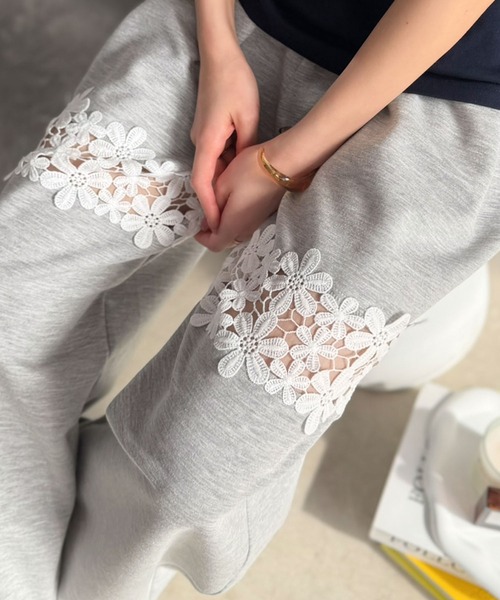 mily bilet ワイドパンツ スウェットパンツ ジャージ 「mily bilet