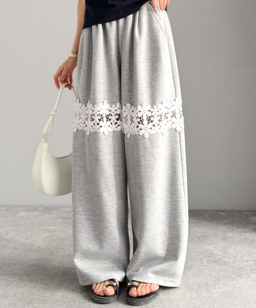 mily bilet ワイドパンツ スウェットパンツ ジャージ 「mily bilet