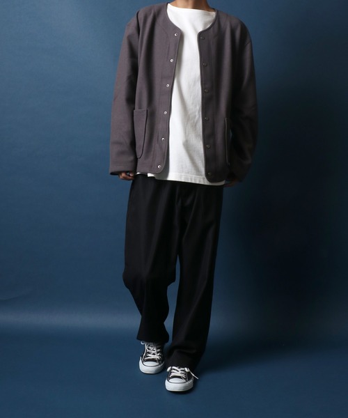 「ANPAS」 「abitio」カーディガン M ブルー メンズ_画像3