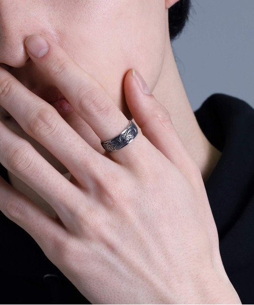 「LION HEART」 リング - シルバー メンズ_画像7