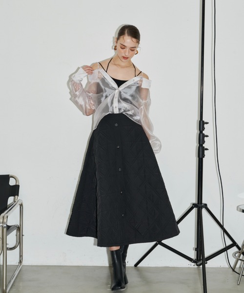 「VIOLETTA」 長袖シャツ FREE ブラック レディース_画像6