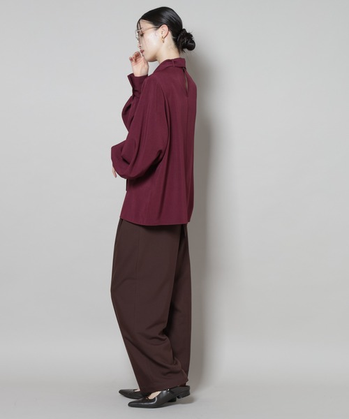 「NANO universe」 長袖ブラウス FREE グレー系その他4 レディース_画像5