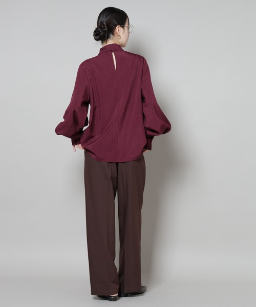 「NANO universe」 長袖ブラウス FREE グレー系その他4 レディース_画像6