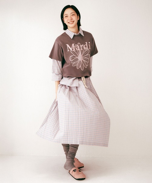 Mardi Mercredi（マルディメクルディ） ブラウス シャツ COTTON SHIRT