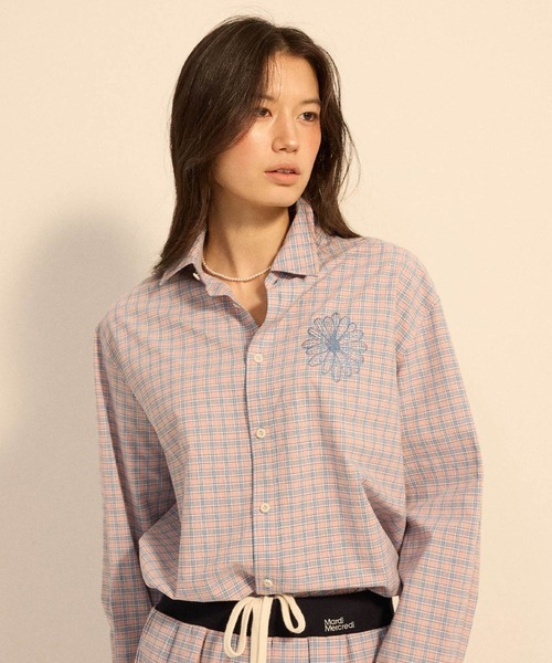 Mardi Mercredi（マルディメクルディ） ブラウス シャツ COTTON SHIRT