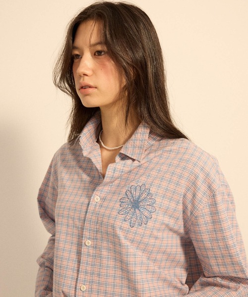 Mardi Mercredi（マルディメクルディ） ブラウス シャツ COTTON SHIRT