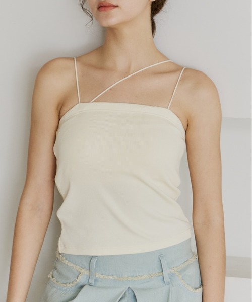 アライヴン INVELインヴェル カップ付き　ダブルキャミソール G/Ｌ OLUN カップ付き キャミソール multi-way strap cup camisole/マルチ