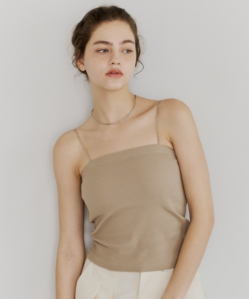 OLUN カップ付き キャミソール multi-way strap cup camisole/マルチ