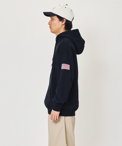 「XLARGE」 プルオーバーパーカー L グリーン メンズの画像