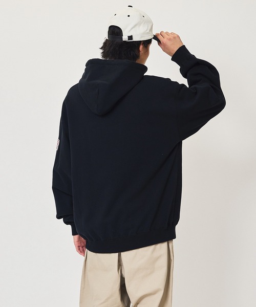 「XLARGE」 プルオーバーパーカー L グリーン メンズの画像