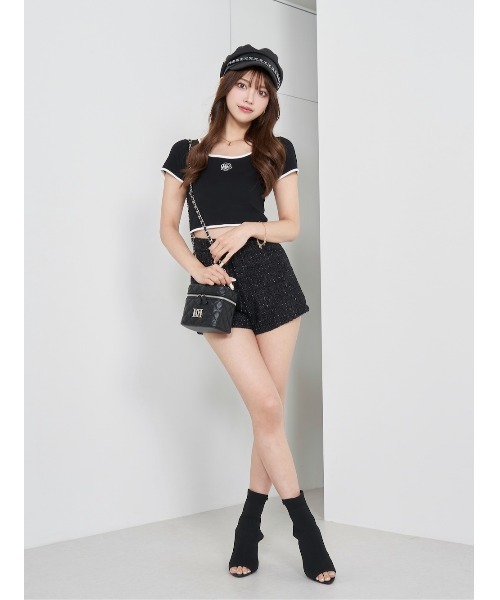 「Darich」 半袖Tシャツ FREE ブラック レディース_画像6