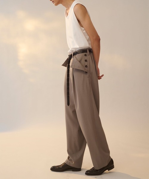スラックス 「UJOH HOMME/ウジョー」Botton Line Closure PNT メンズの画像