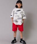tシャツ 「綿100%」総柄プリント オーバー...の詳細画像3