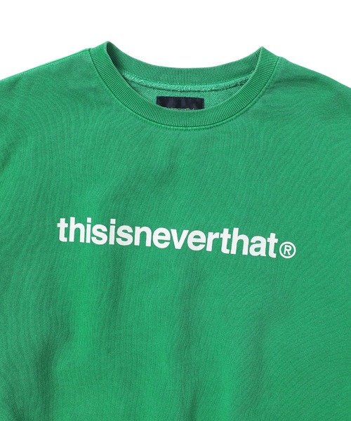thisisneverthat（ディスイズネバーザット） スウェットカットソー S