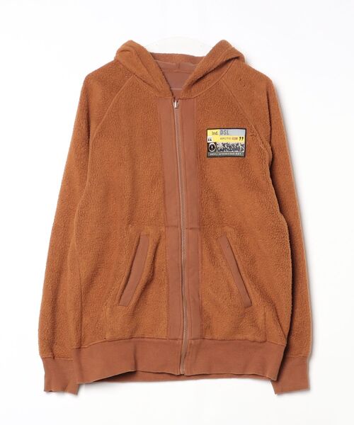 DIESEL ジップアップパーカー DIESEL（ディーゼル） ジップアップパーカー SMALL ブラウン