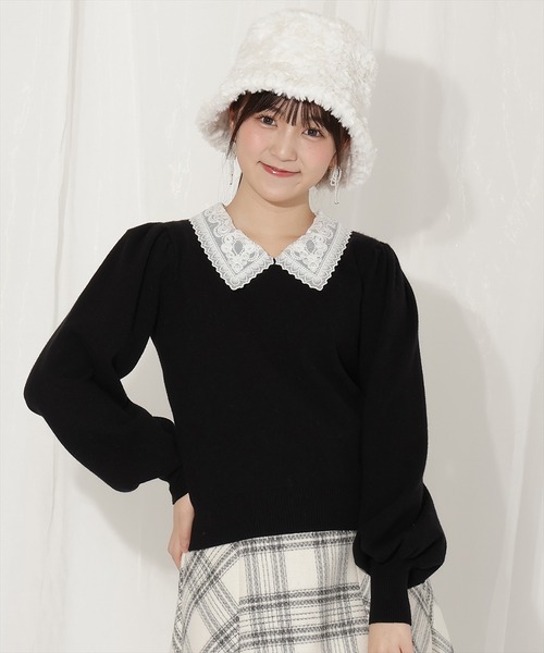 「WILLSELECTION」 長袖ニット FREE ピンク レディース_画像8