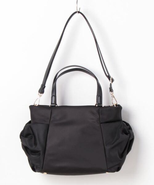 【未使用品】ランバン オン ブルー 2way ハンドバッグ ブラック LANVIN en Bleu 「LANVIN Bleu」 2WAYバッグ FREE ブラック レディース