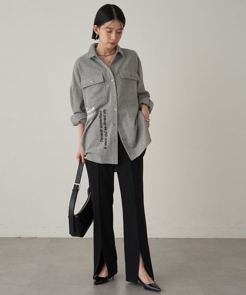 「LOUNGEDRESS」 パンツ MEDIUM ベージュ レディースの画像