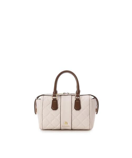 「& chouette」 2WAYバッグ FREE ワインレッド レディース_画像7