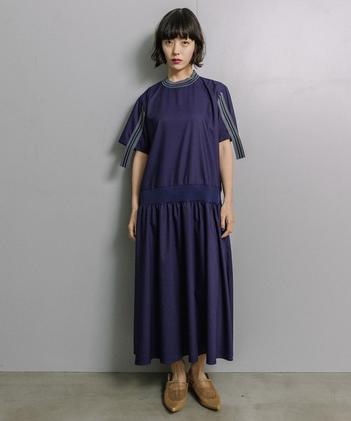 MARECHAL TERRE（マルシャルテル） ワンピース 半袖 リブワンピース 