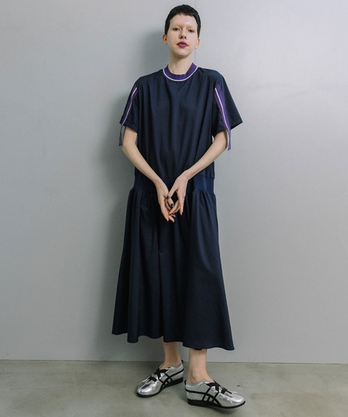 MARECHAL TERRE（マルシャルテル） ワンピース 半袖 リブワンピース 