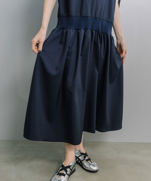 MARECHAL TERRE（マルシャルテル） ワンピース 半袖 リブワンピース 