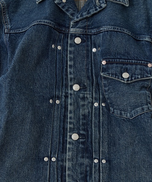 デニムジャケット gジャン 「TANAKA/タナカ」THE JEAN JACKET メンズの画像