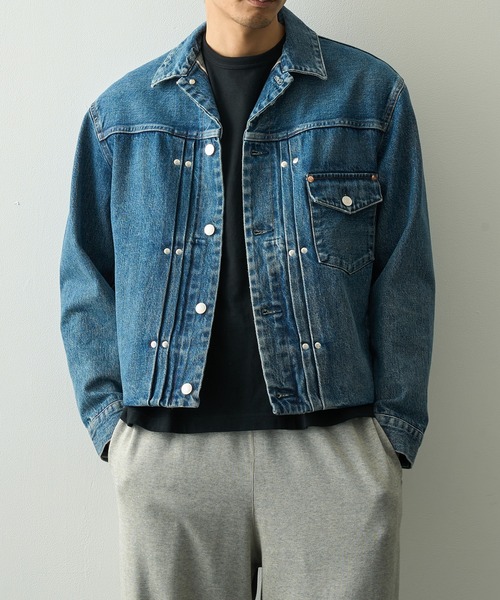 デニムジャケット gジャン 「TANAKA/タナカ」THE JEAN JACKET メンズの画像
