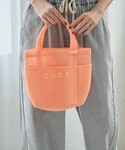 トートバッグ coen(コーエン)ロゴメッシュ...の詳細画像5